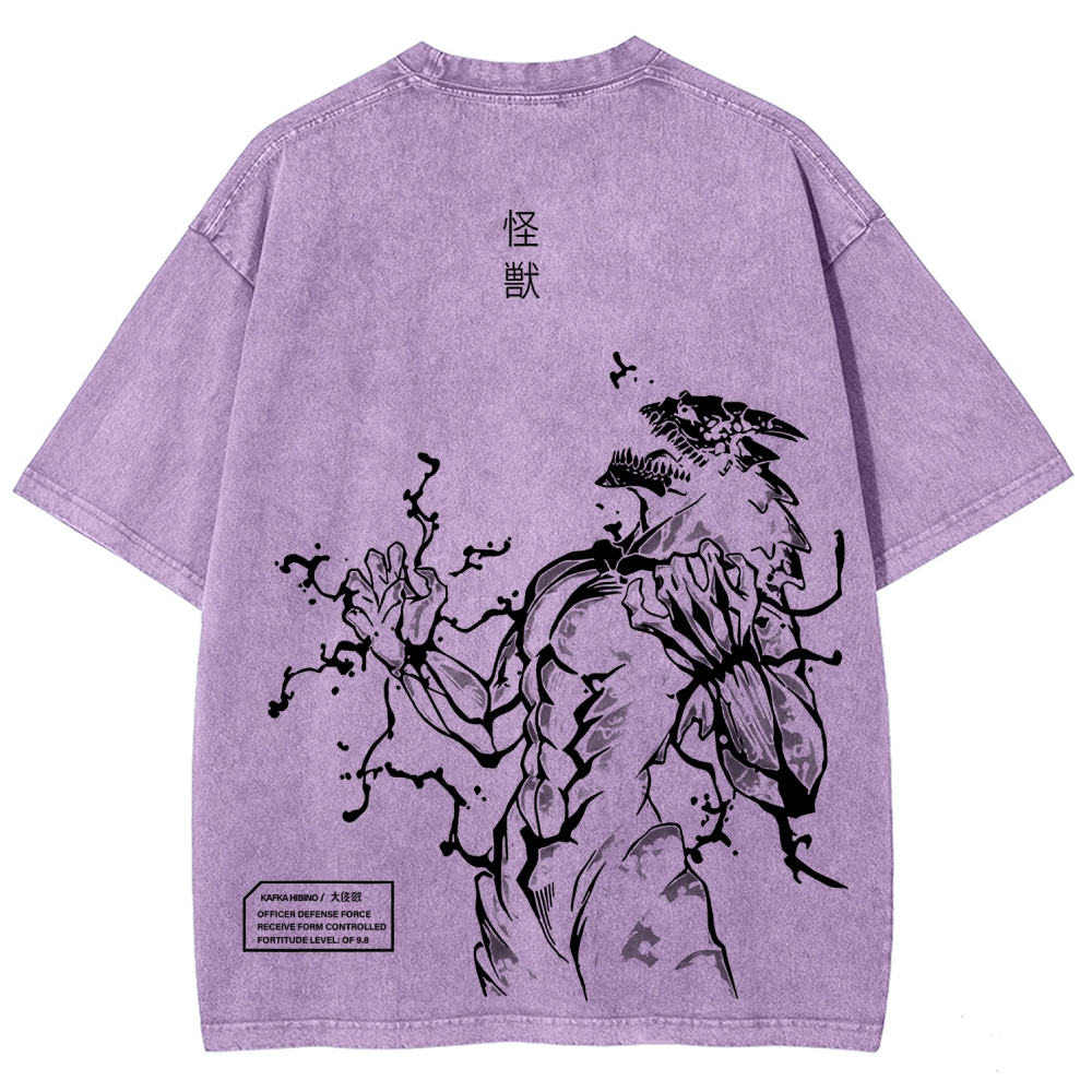 Kaiju No.8 Unisex Fit Washed T-Shirt 2601005332