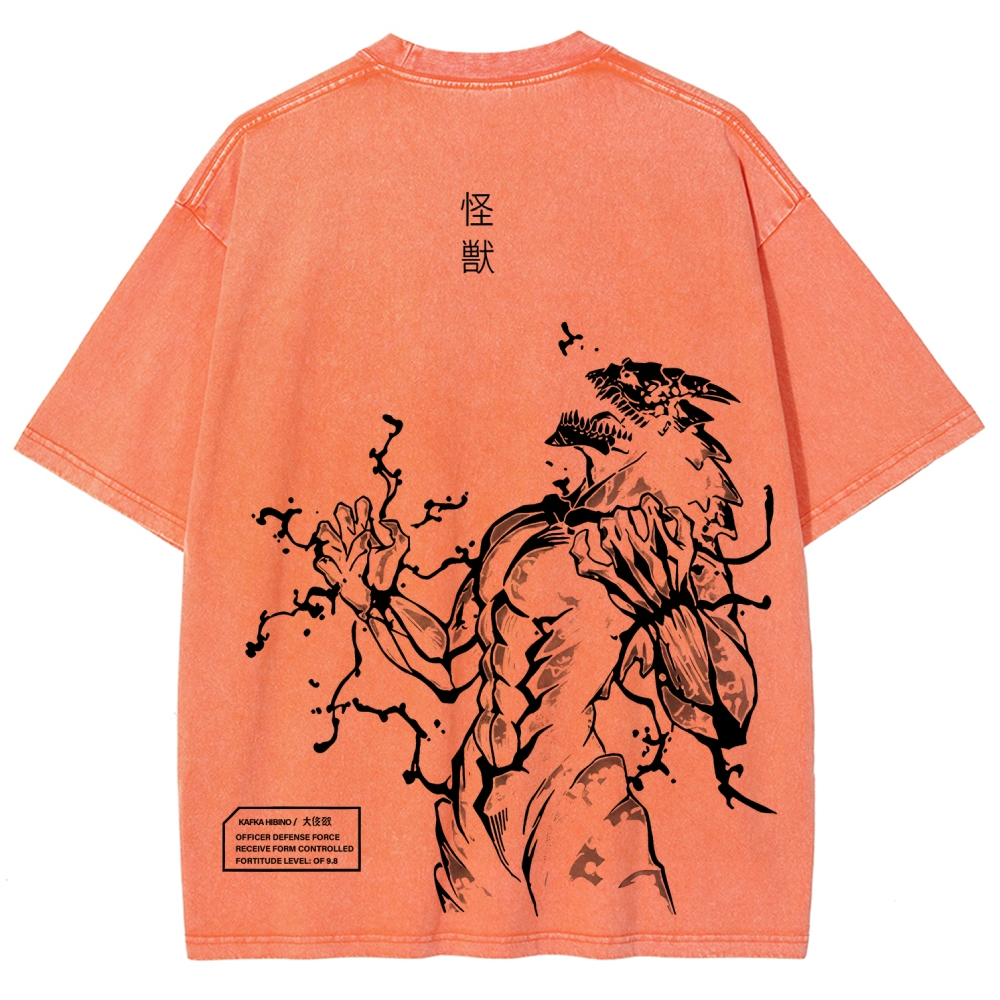 Kaiju No.8 Unisex Fit Washed T-Shirt 2601005332
