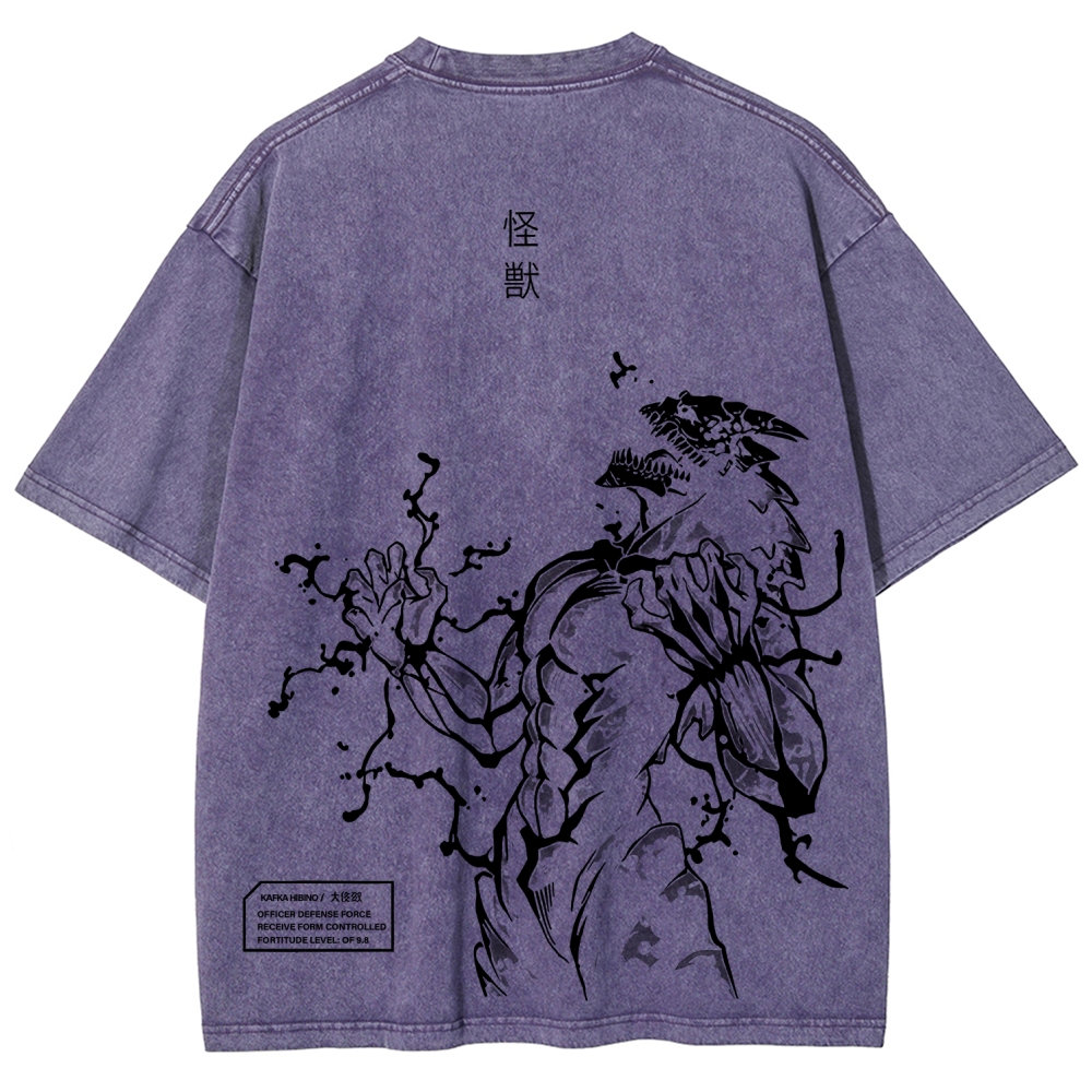 Kaiju No.8 Unisex Fit Washed T-Shirt 2601005332