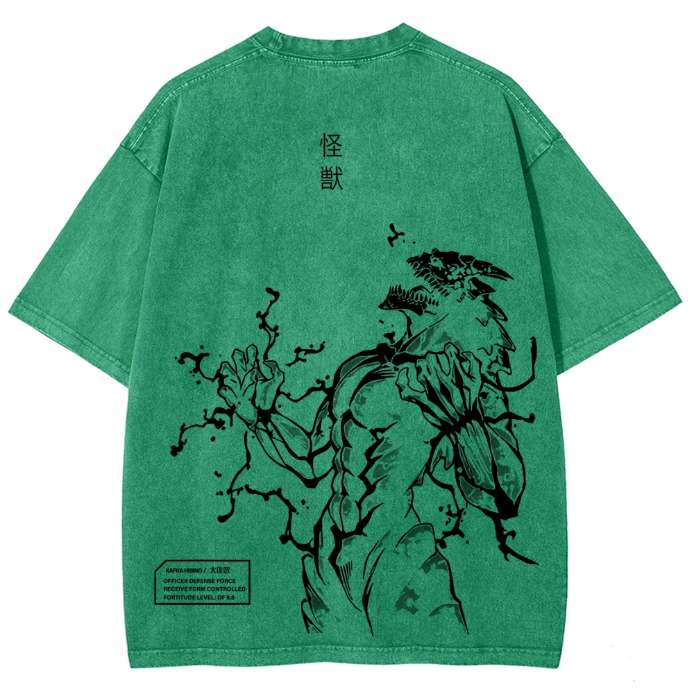 Kaiju No.8 Unisex Fit Washed T-Shirt 2601005332