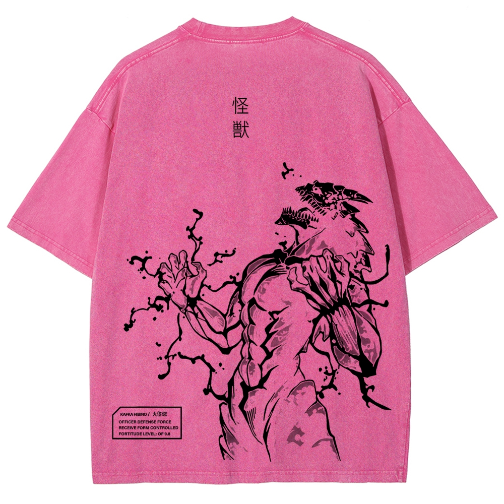 Kaiju No.8 Unisex Fit Washed T-Shirt 2601005332