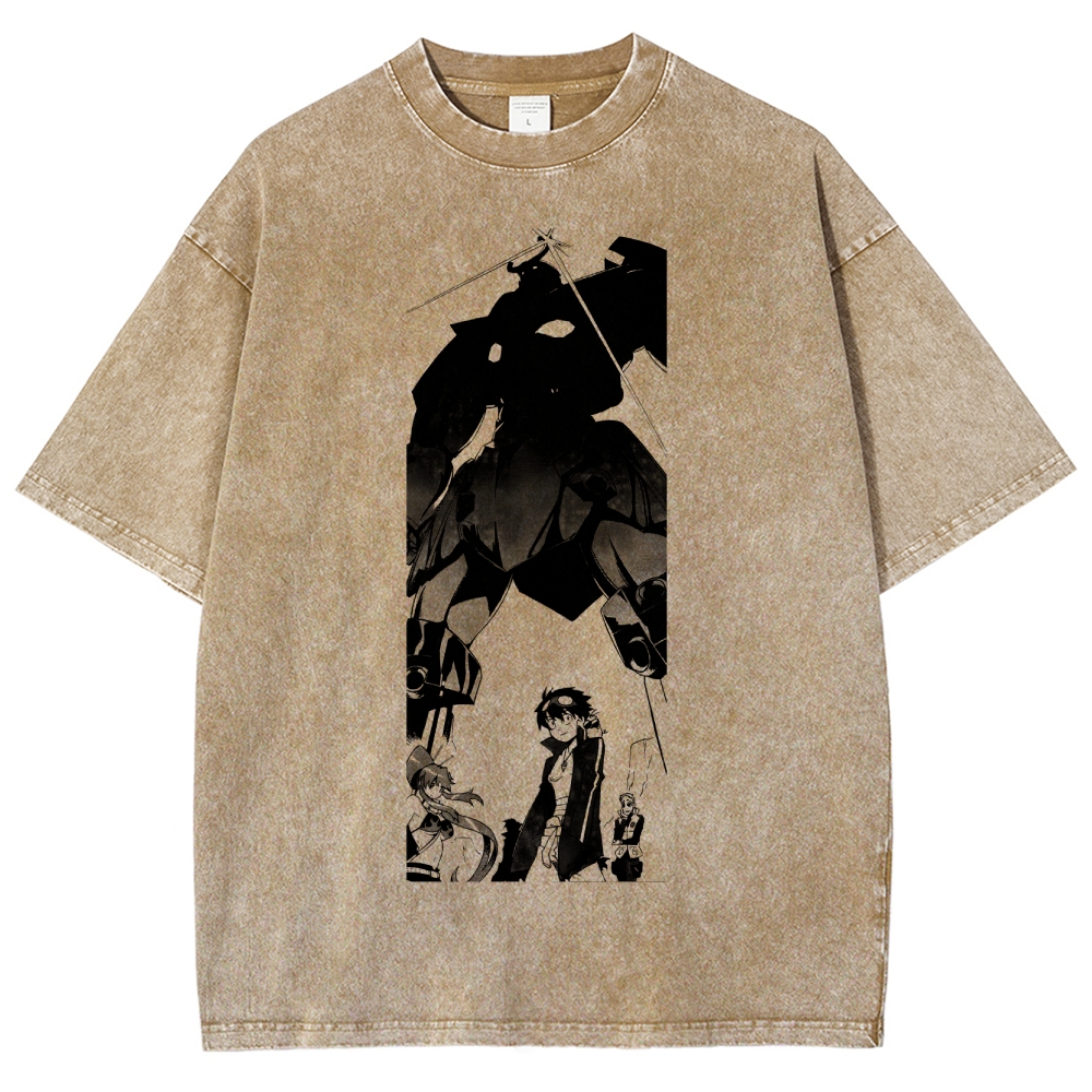 Tengen Toppa Unisex Fit Washed T-Shirt 2601005699