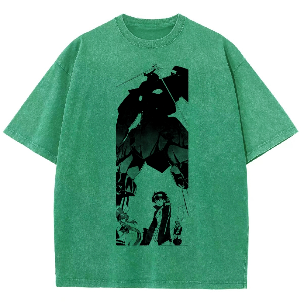 Tengen Toppa Unisex Fit Washed T-Shirt 2601005699