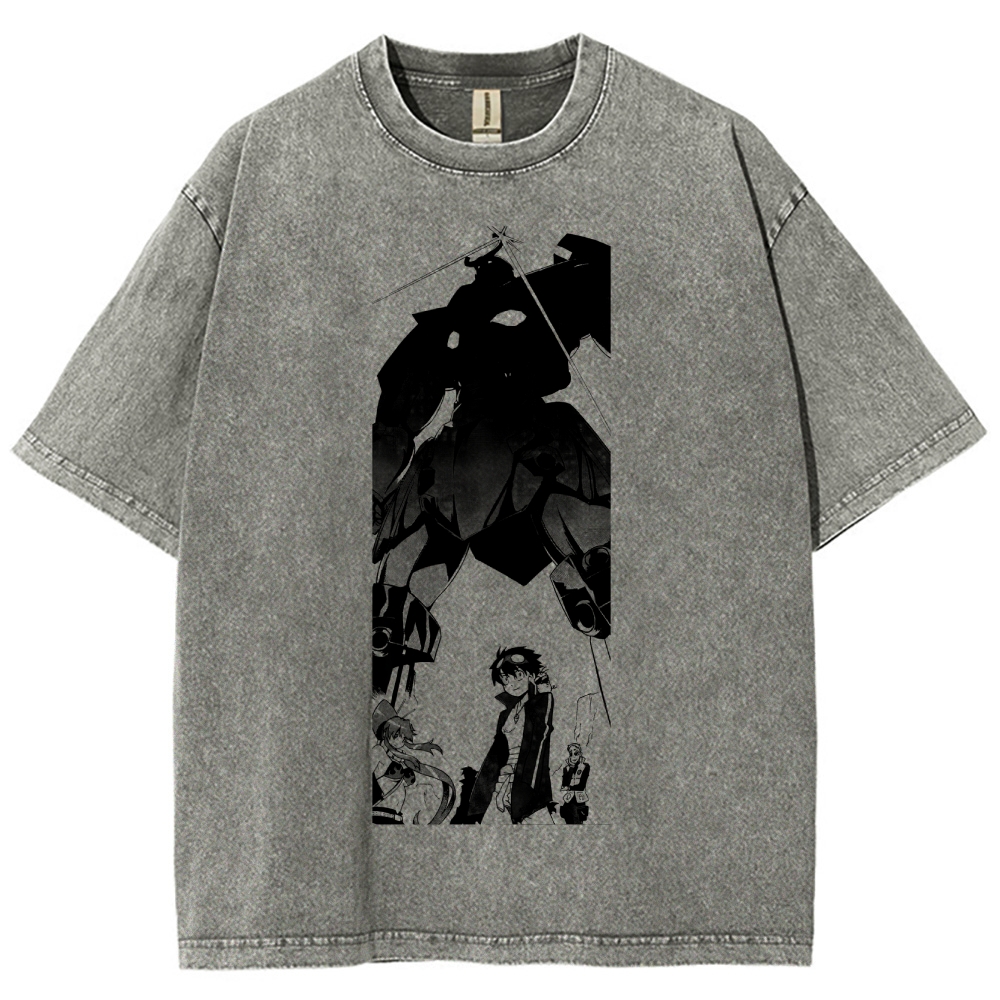 Tengen Toppa Unisex Fit Washed T-Shirt 2601005699