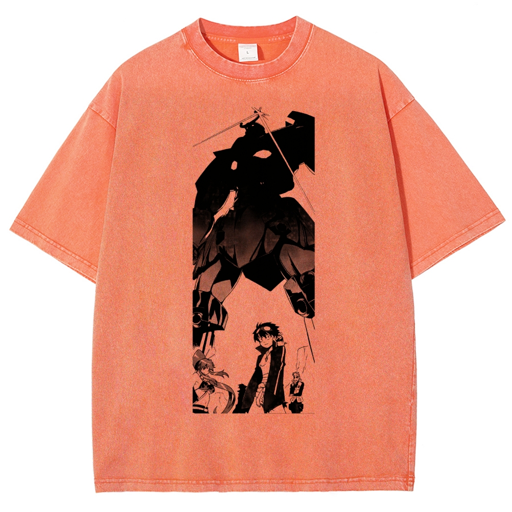 Tengen Toppa Unisex Fit Washed T-Shirt 2601005699