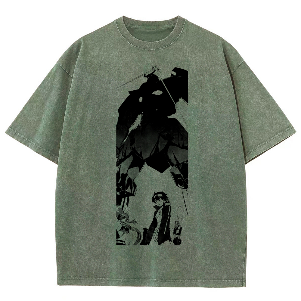 Tengen Toppa Unisex Fit Washed T-Shirt 2601005699