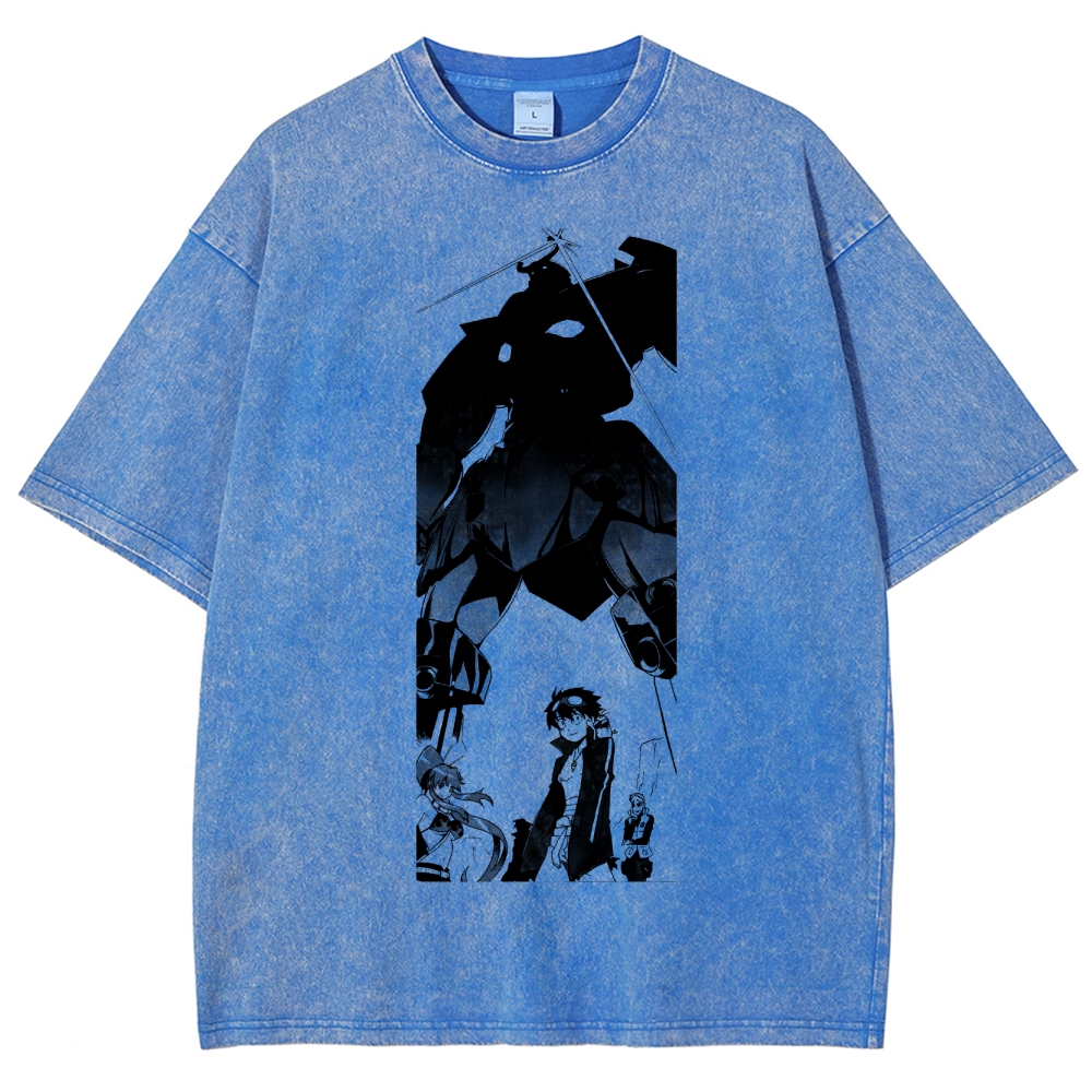Tengen Toppa Unisex Fit Washed T-Shirt 2601005699