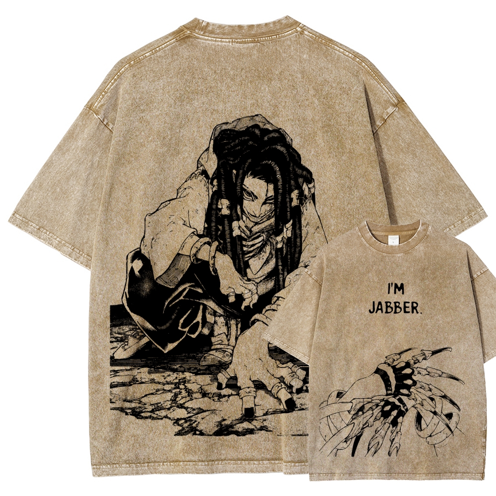 Gachiakutaa Unisex Fit Washed T-Shirt 2601005706