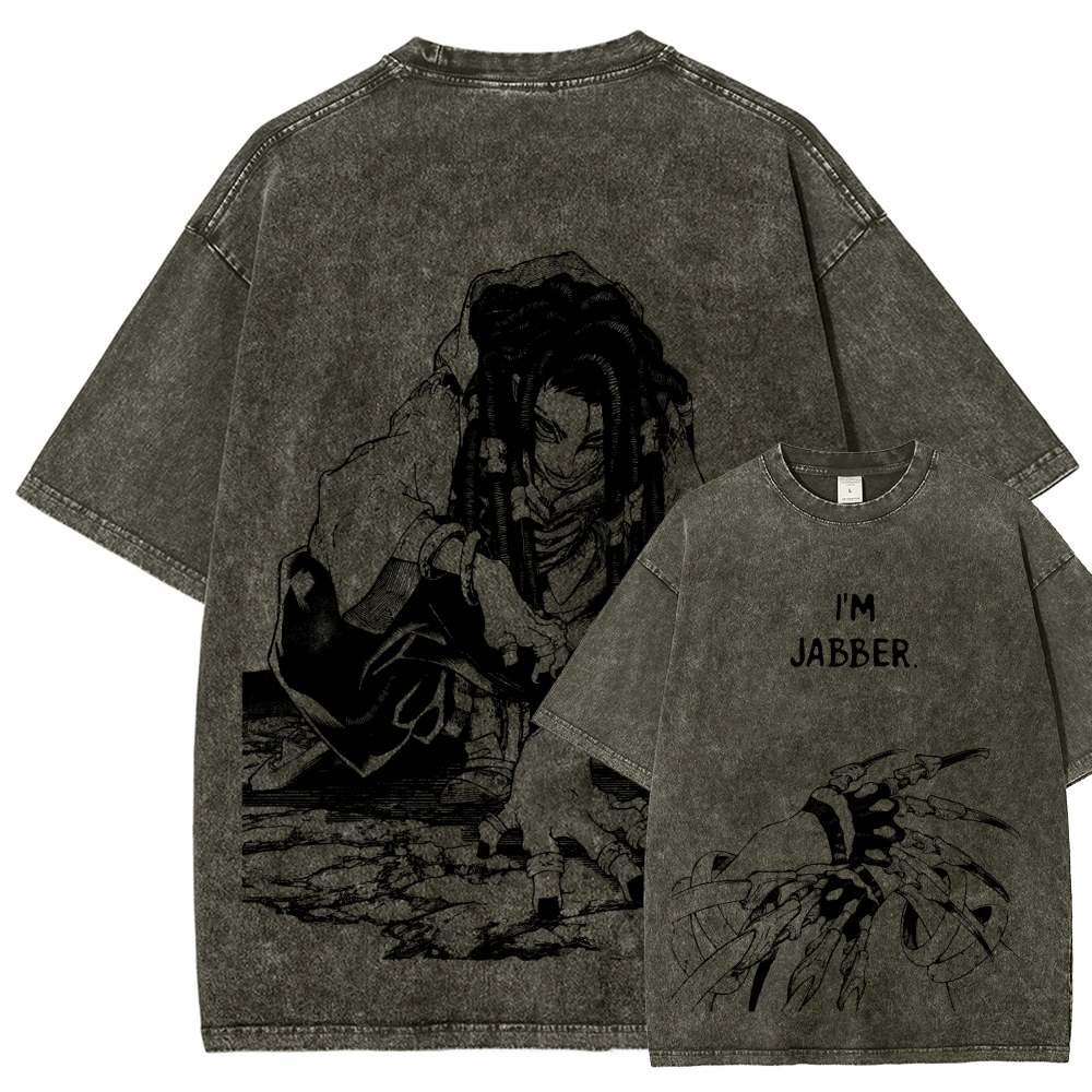 Gachiakutaa Unisex Fit Washed T-Shirt 2601005706