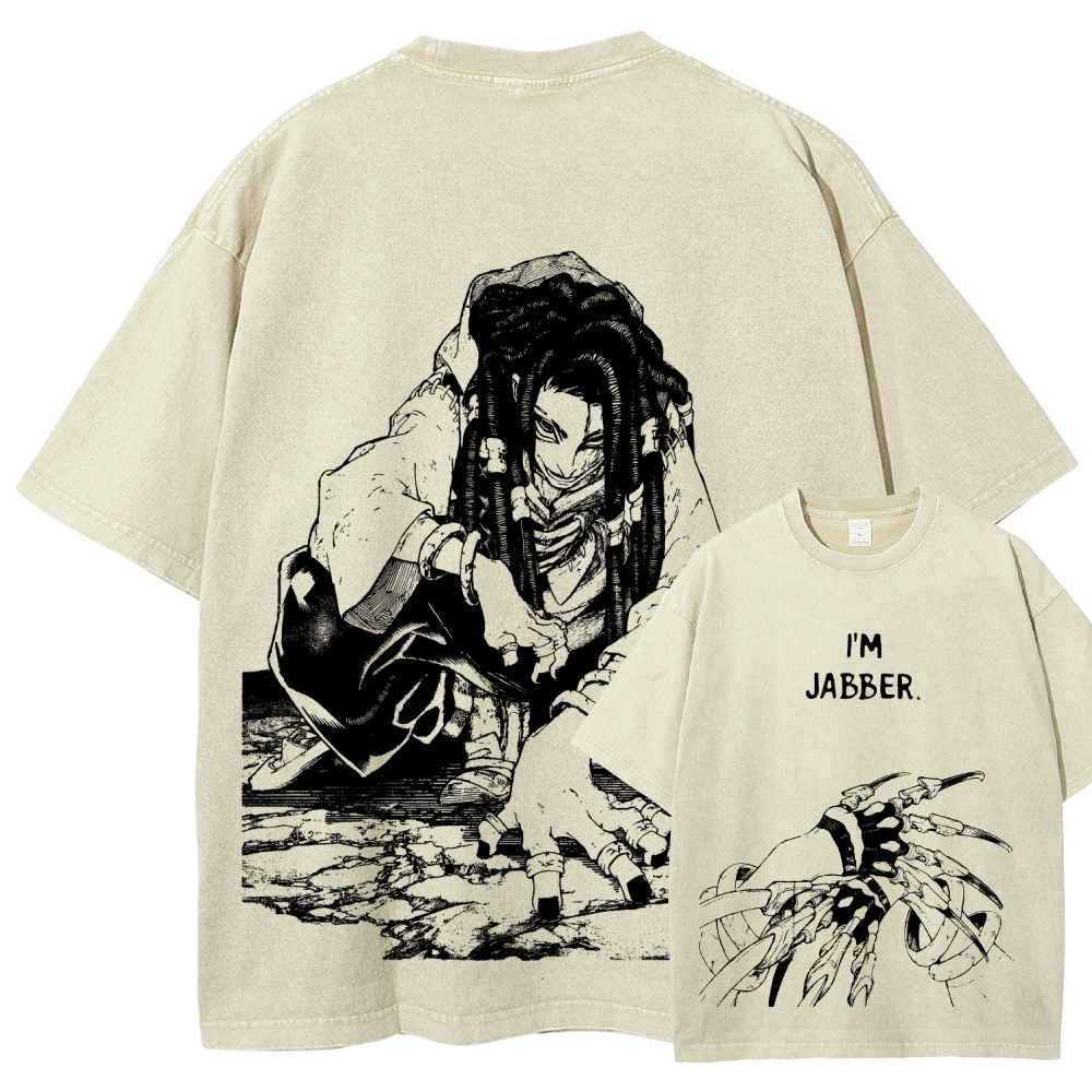 Gachiakutaa Unisex Fit Washed T-Shirt 2601005706