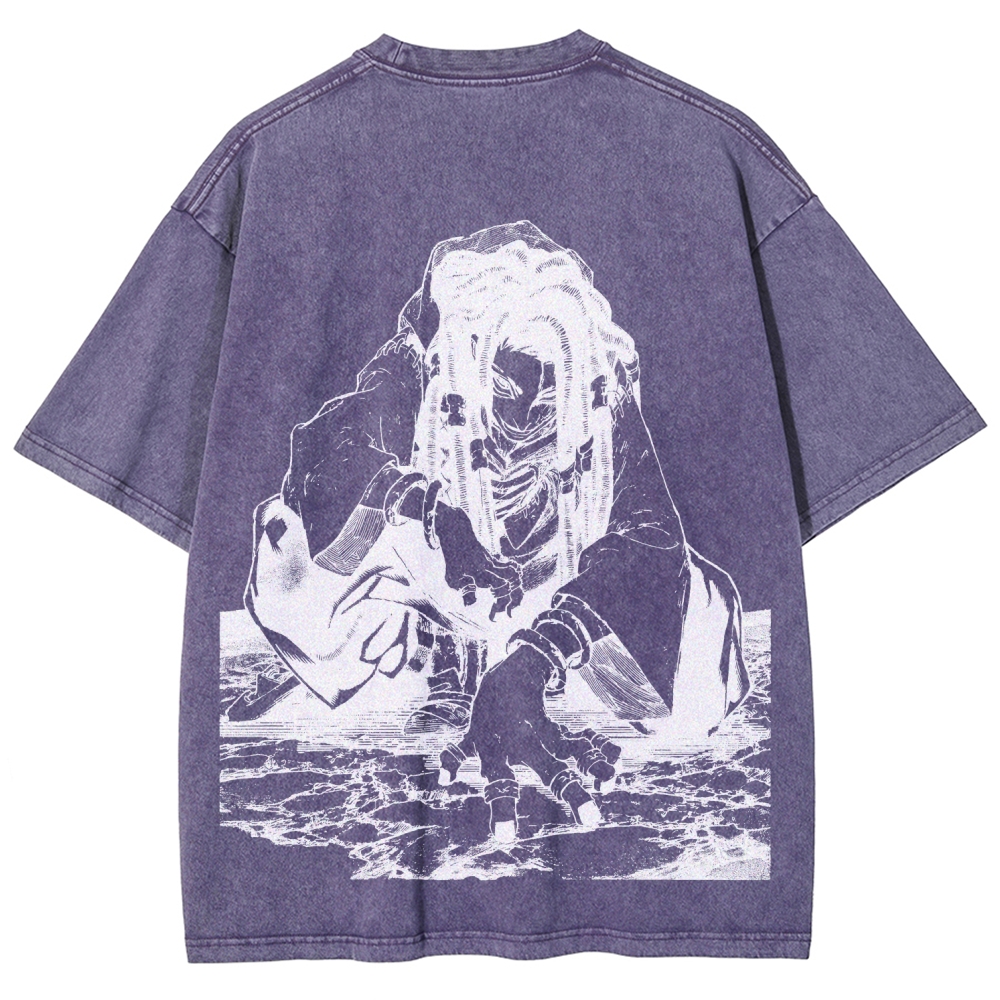 Gachiakutaa Unisex Fit Washed T-Shirt 2601005706