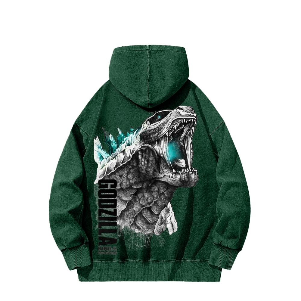 Godzilla Unisex Washed Hoodie 2601006427