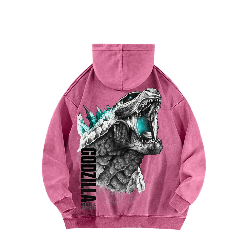 Godzilla Unisex Washed Hoodie 2601006427