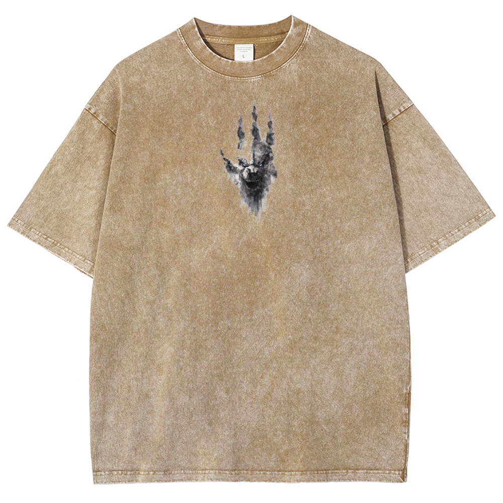 Godzilla Unisex Fit Washed T-Shirt 2601006428