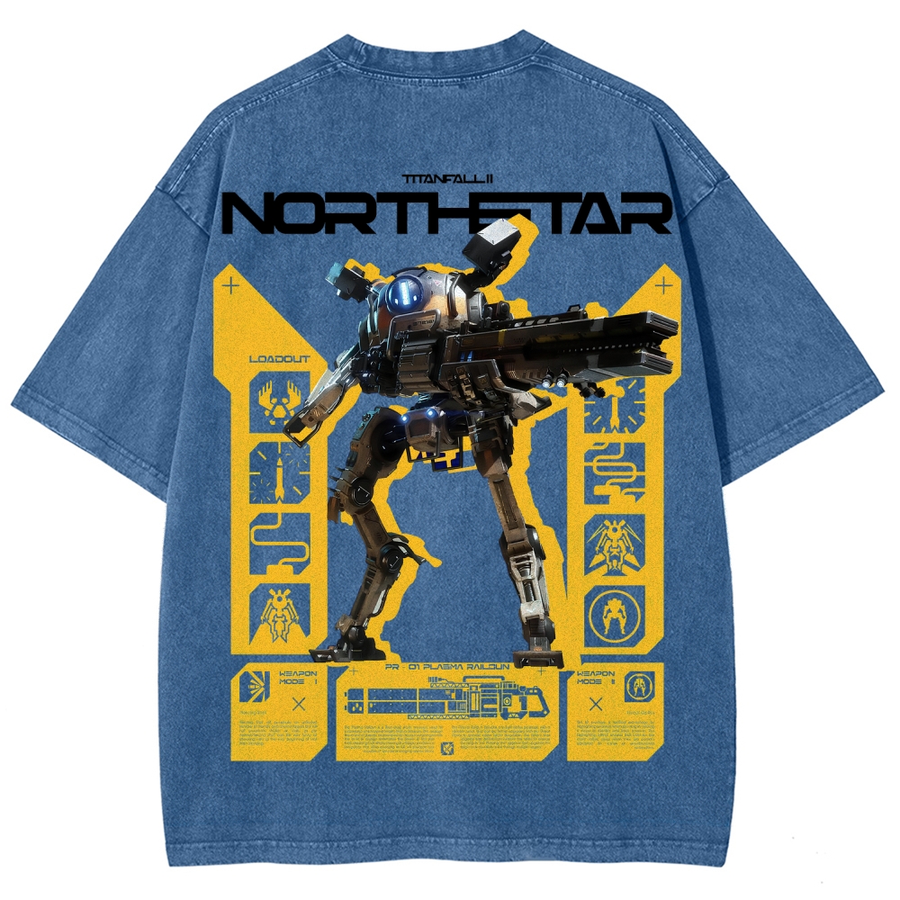 TITANFALL Unisex Fit Washed T-Shirt 2601007882