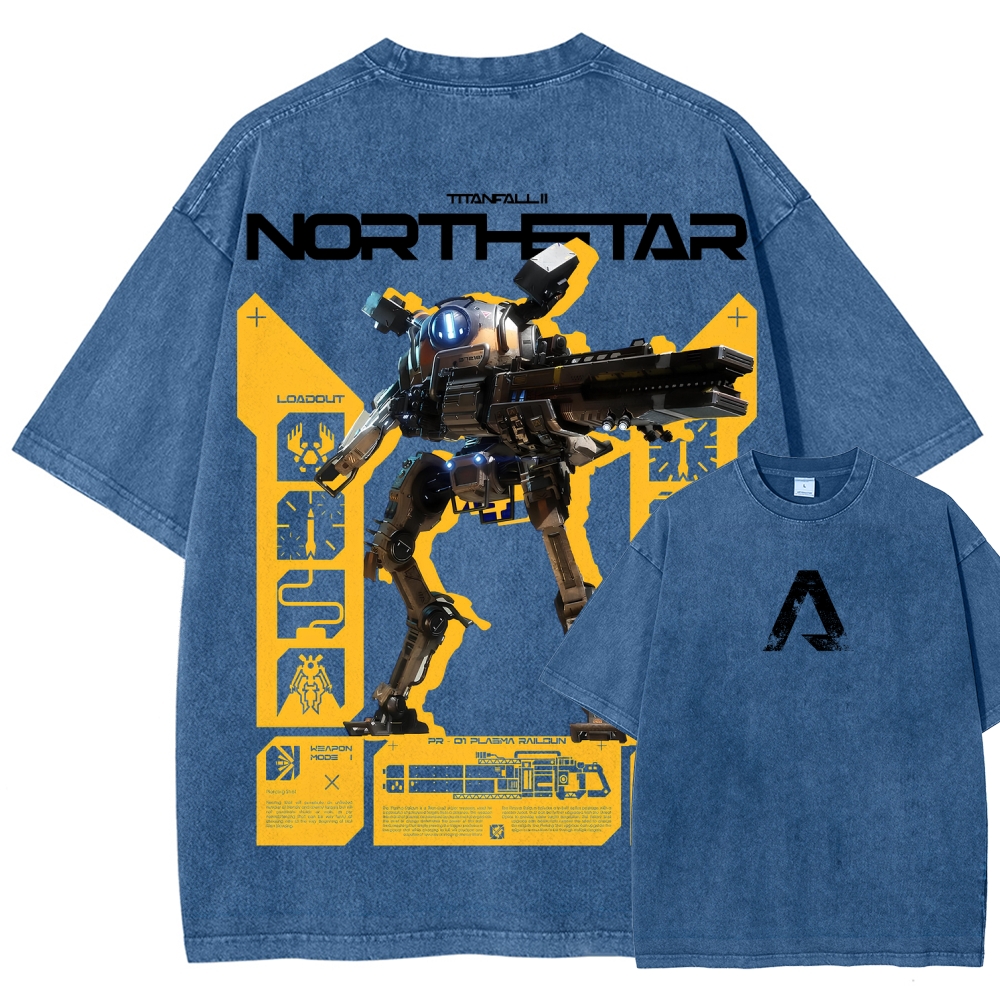 TITANFALL Unisex Fit Washed T-Shirt 2601007882