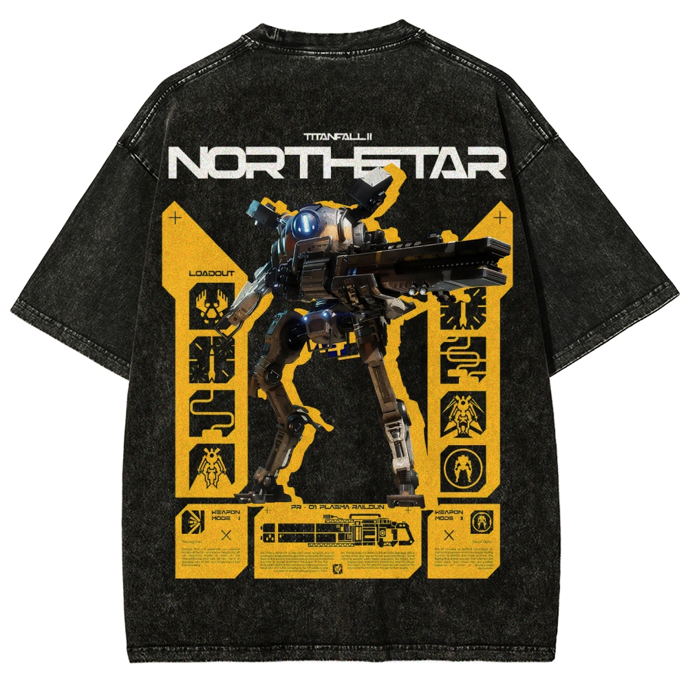 TITANFALL Unisex Fit Washed T-Shirt 2601007882
