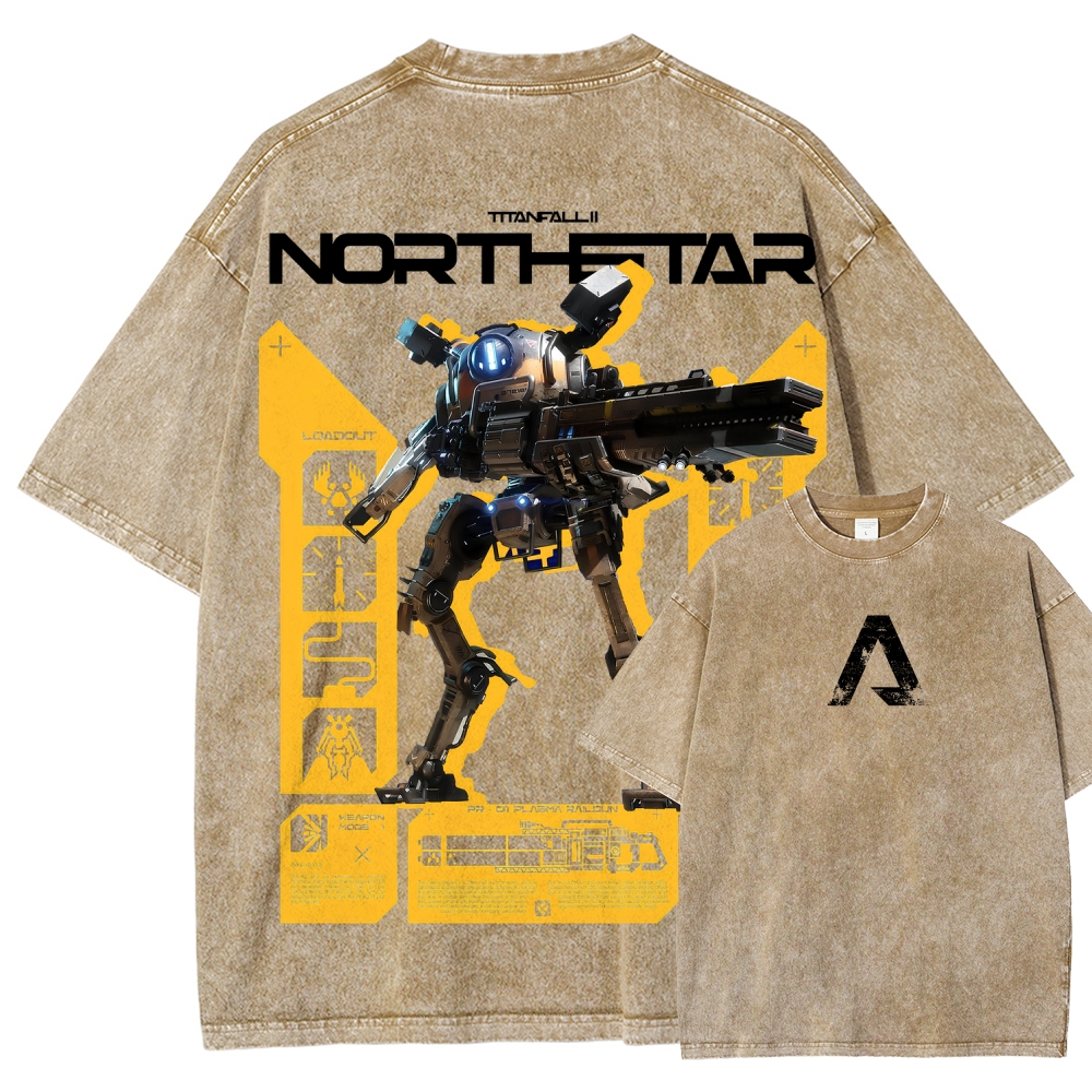 TITANFALL Unisex Fit Washed T-Shirt 2601007882