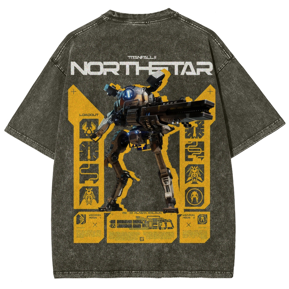 TITANFALL Unisex Fit Washed T-Shirt 2601007882