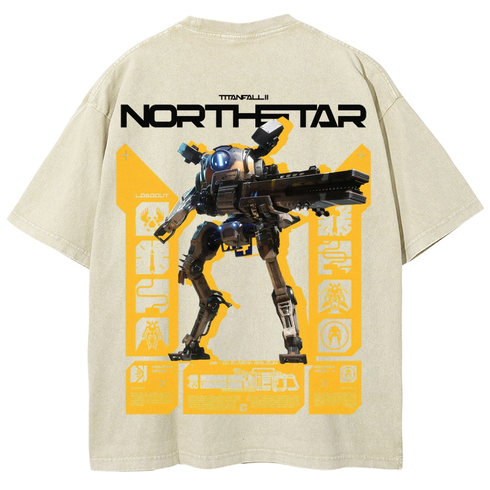 TITANFALL Unisex Fit Washed T-Shirt 2601007882