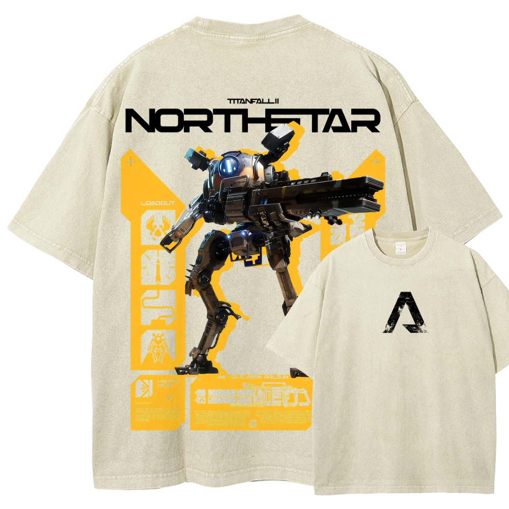 TITANFALL Unisex Fit Washed T-Shirt 2601007882