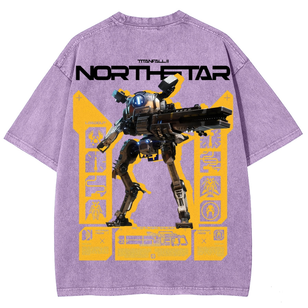TITANFALL Unisex Fit Washed T-Shirt 2601007882