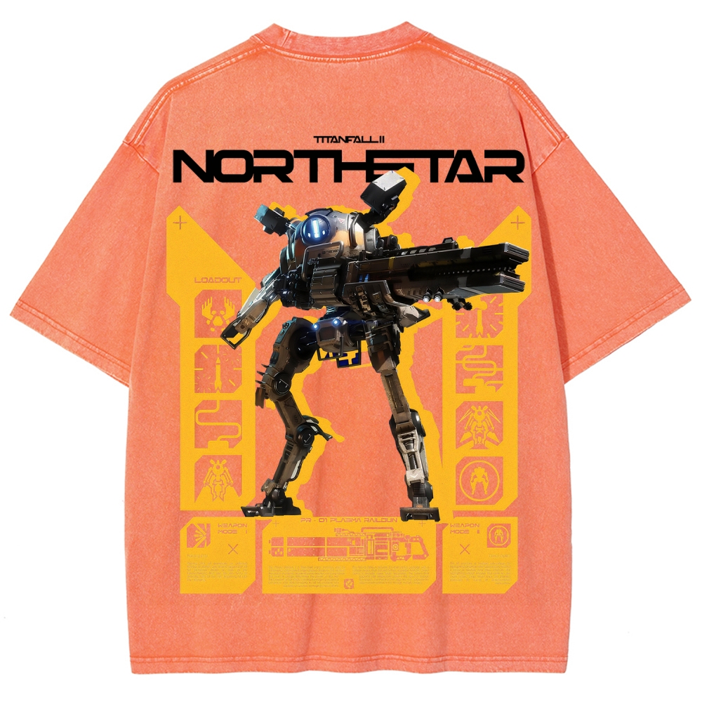 TITANFALL Unisex Fit Washed T-Shirt 2601007882