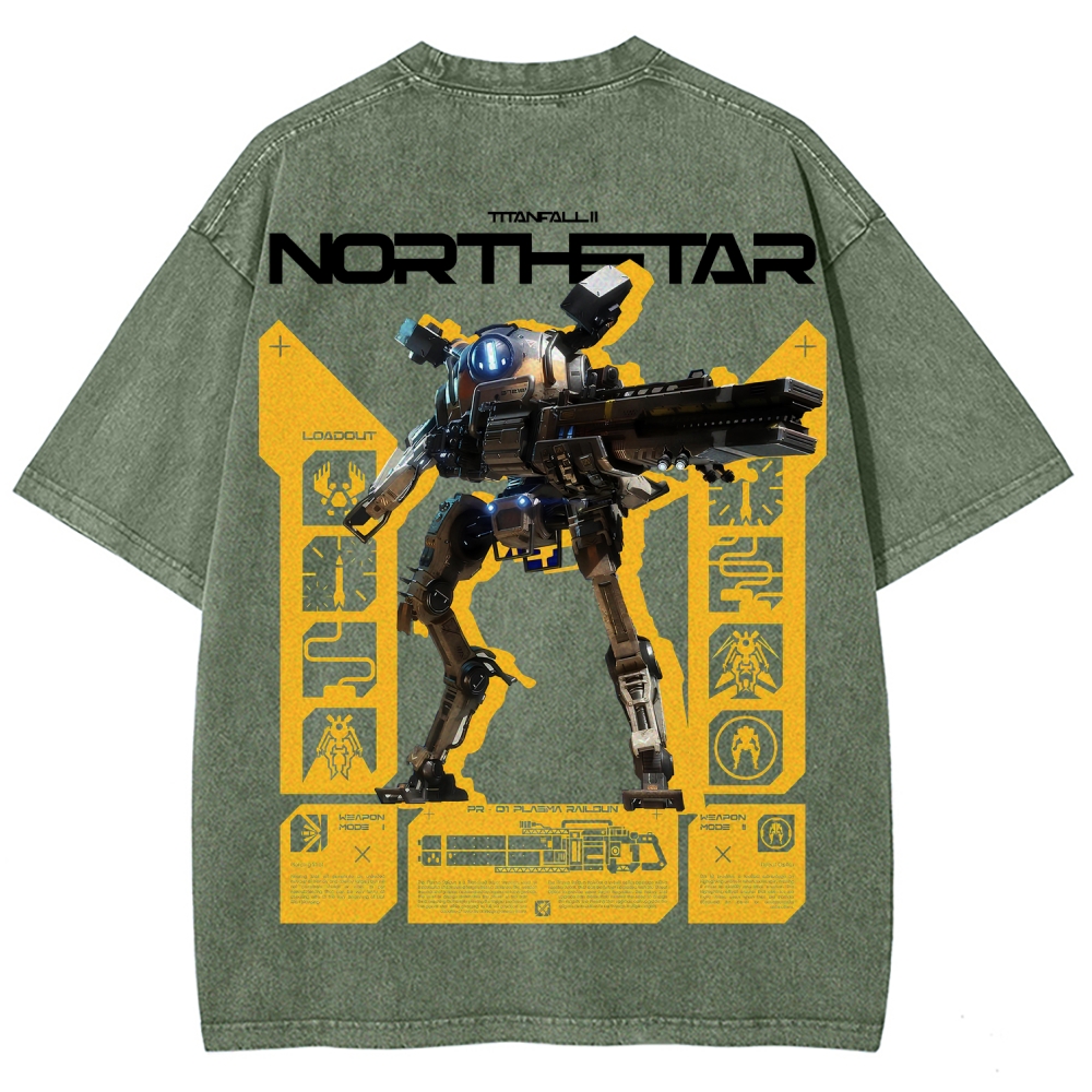 TITANFALL Unisex Fit Washed T-Shirt 2601007882