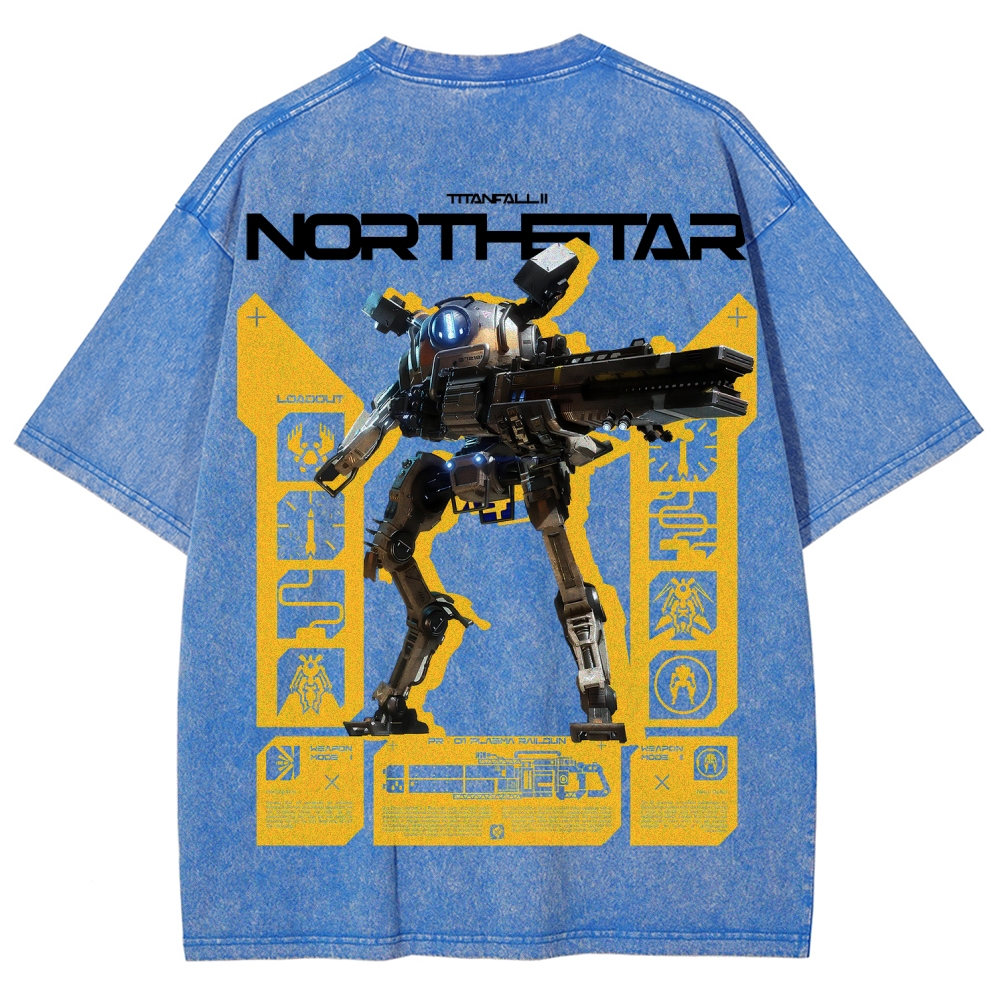 TITANFALL Unisex Fit Washed T-Shirt 2601007882