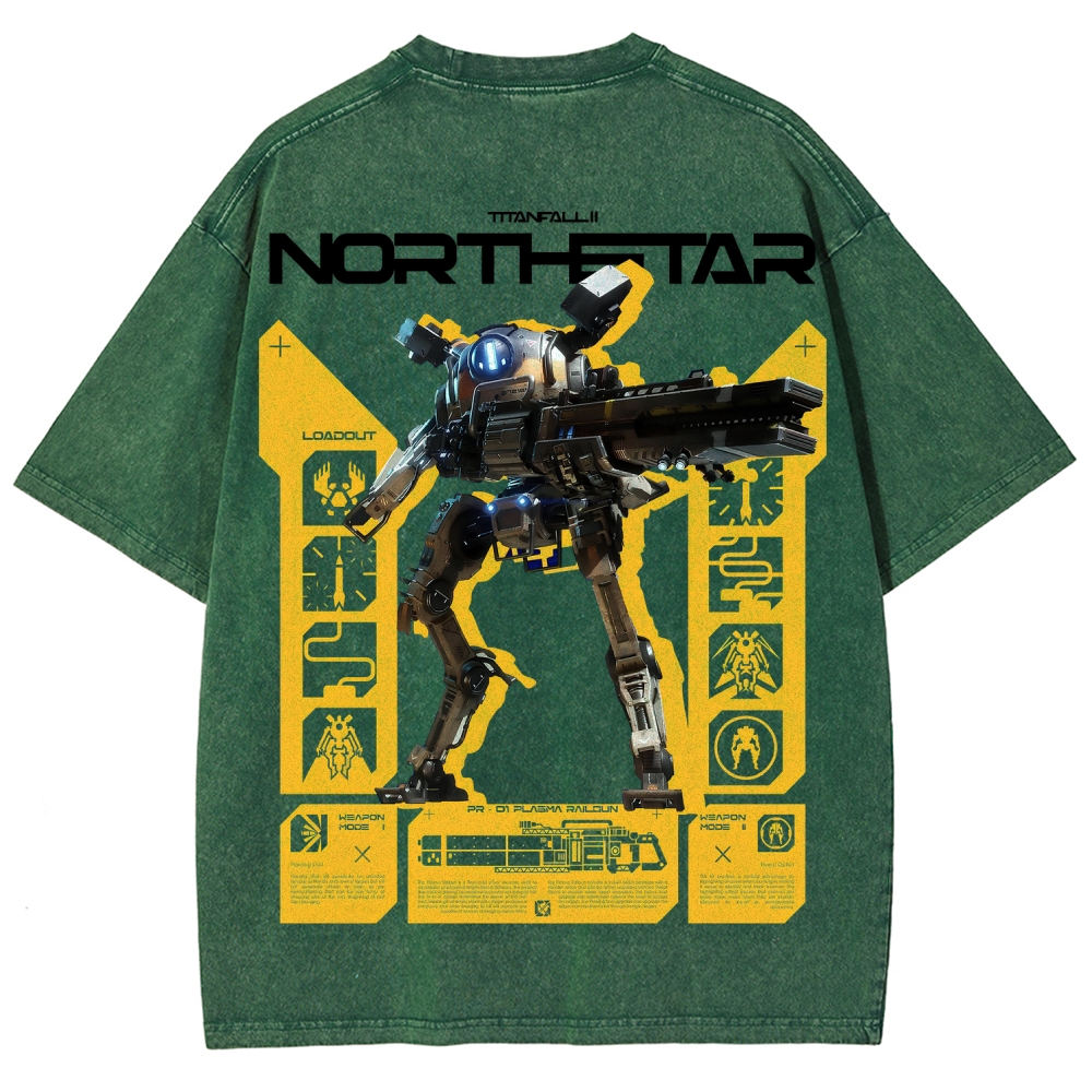 TITANFALL Unisex Fit Washed T-Shirt 2601007882