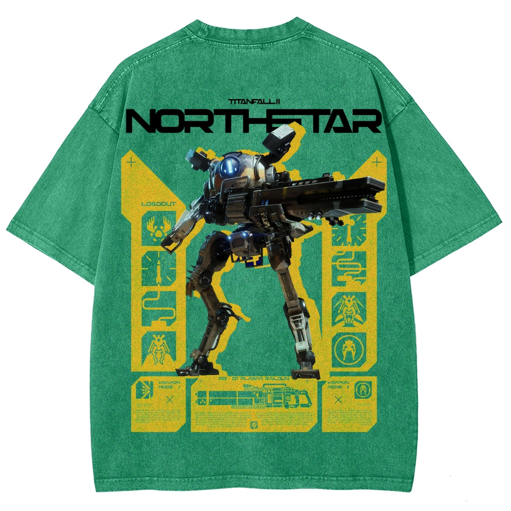 TITANFALL Unisex Fit Washed T-Shirt 2601007882