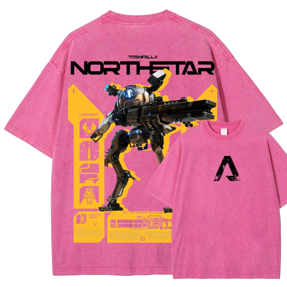 TITANFALL Unisex Fit Washed T-Shirt 2601007882