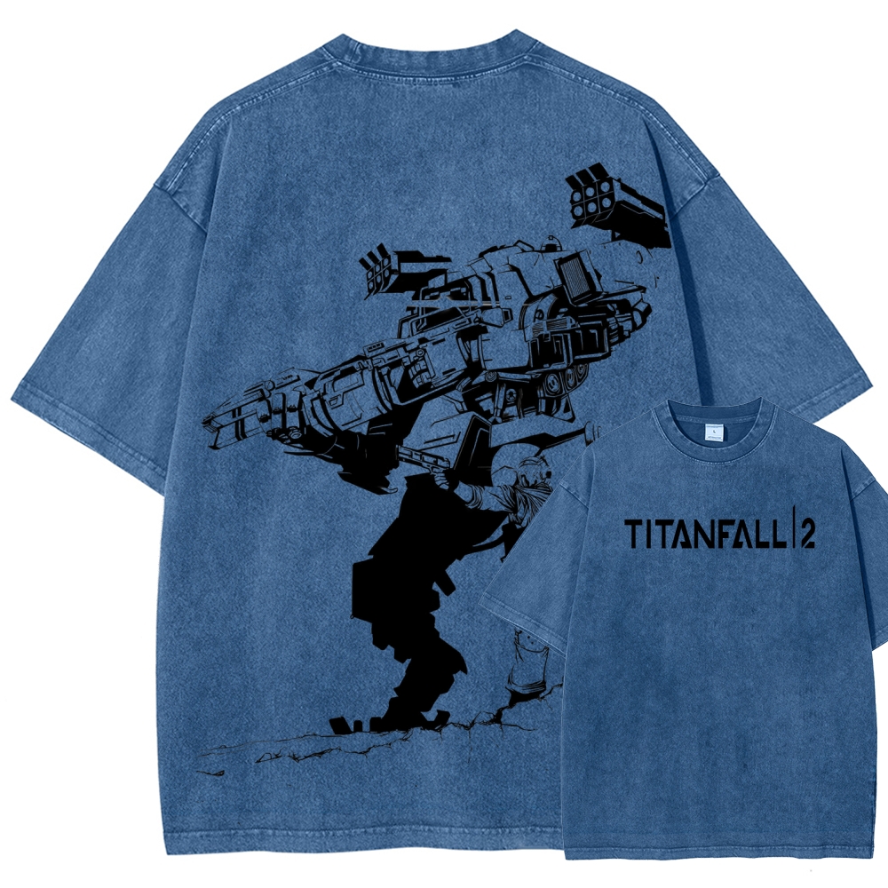 TITANFALL Unisex Fit Washed T-Shirt 2601007889