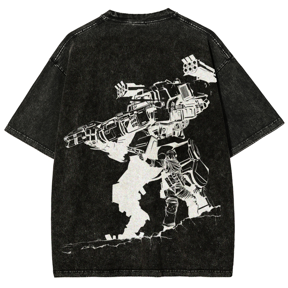 TITANFALL Unisex Fit Washed T-Shirt 2601007889