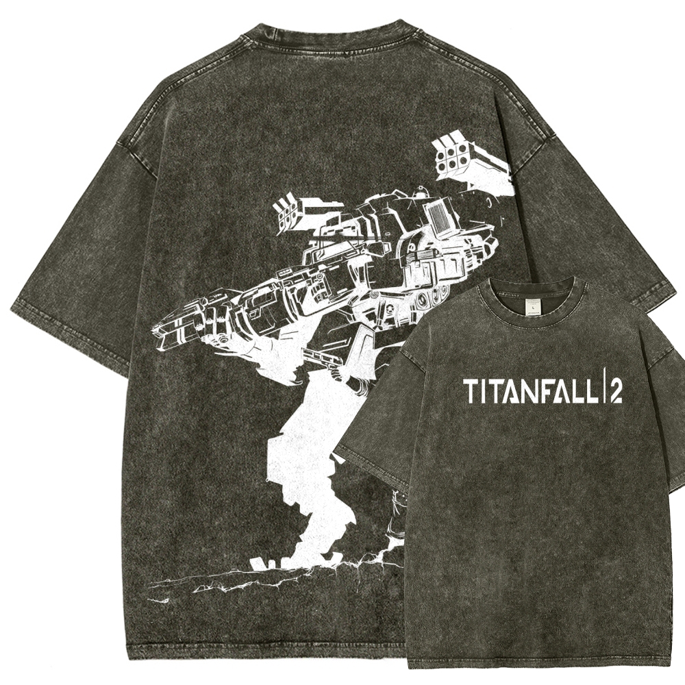 TITANFALL Unisex Fit Washed T-Shirt 2601007889