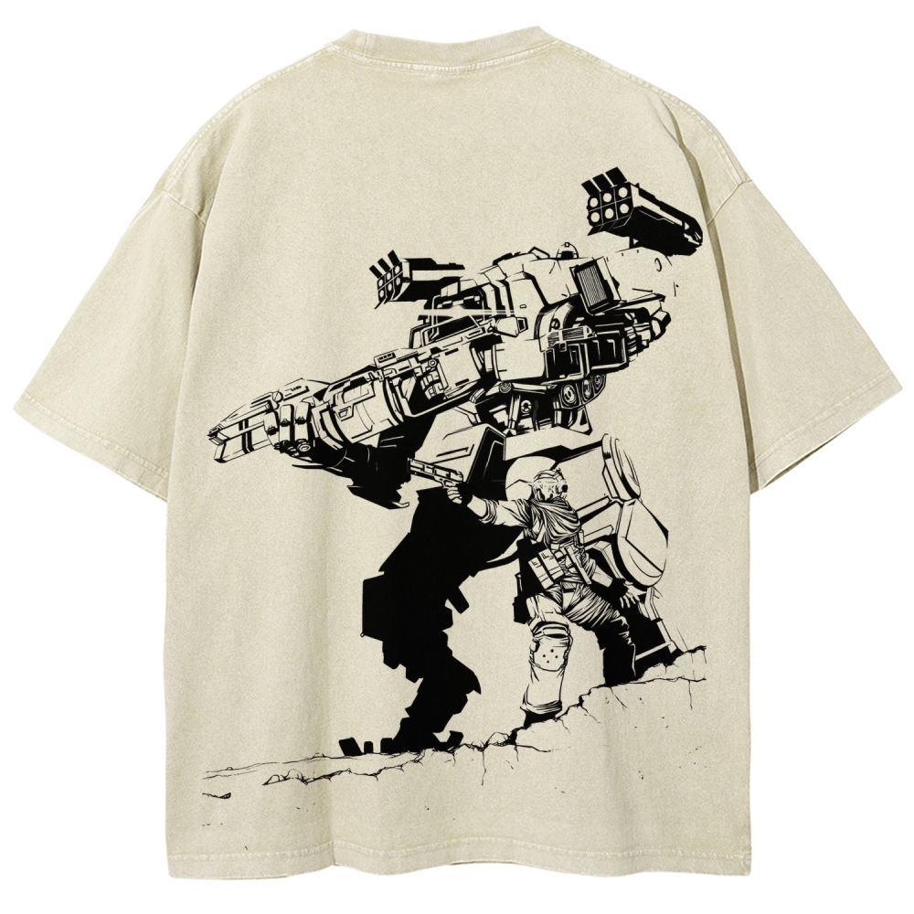 TITANFALL Unisex Fit Washed T-Shirt 2601007889