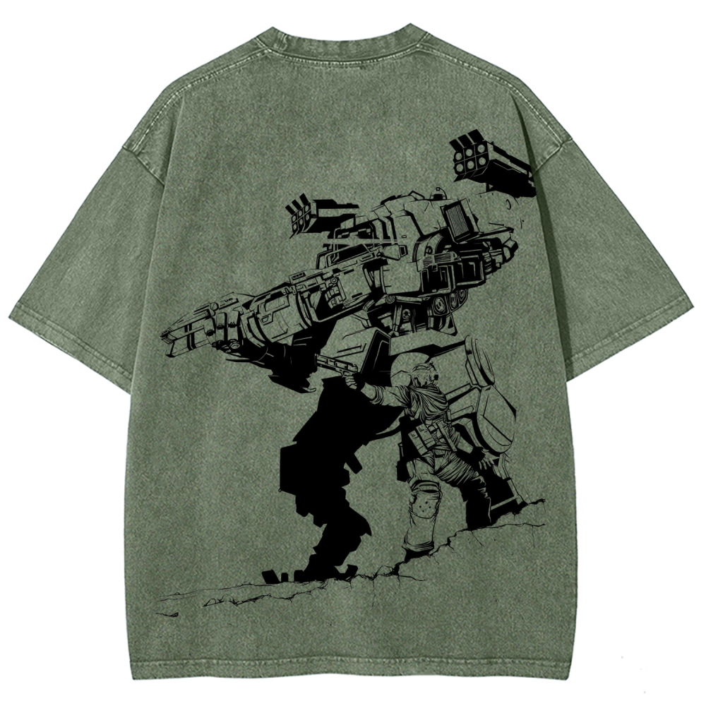 TITANFALL Unisex Fit Washed T-Shirt 2601007889