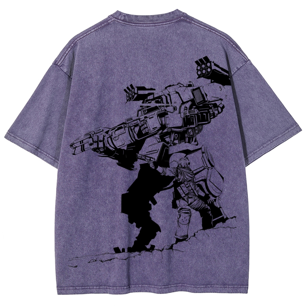 TITANFALL Unisex Fit Washed T-Shirt 2601007889