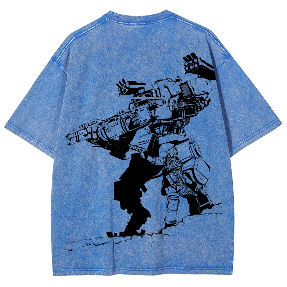 TITANFALL Unisex Fit Washed T-Shirt 2601007889