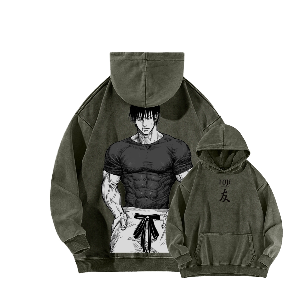 Jujutsu Kaisen Unisex Washed Hoodie 2601008087