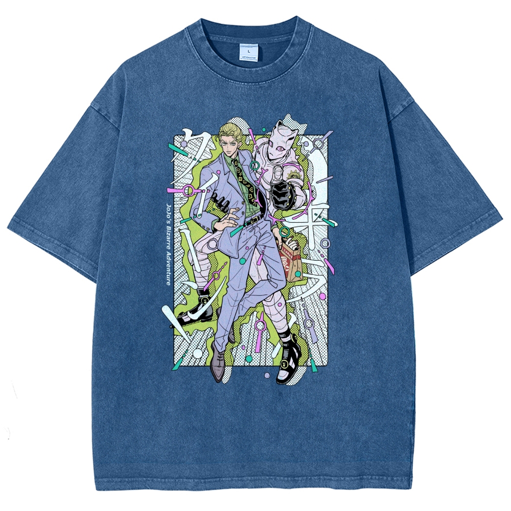 JoJo’s Bizarre Adventure Unisex Fit Washed T-Shirt 2601008540