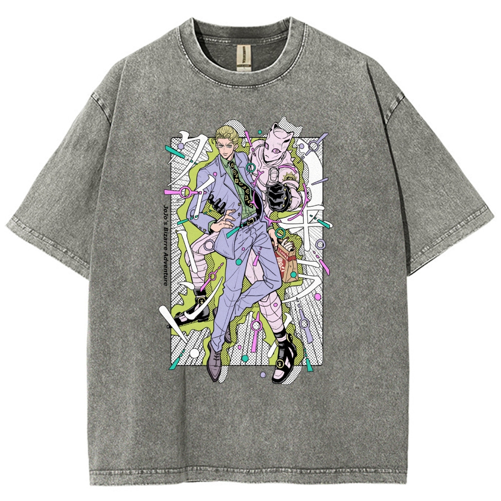 JoJo’s Bizarre Adventure Unisex Fit Washed T-Shirt 2601008540