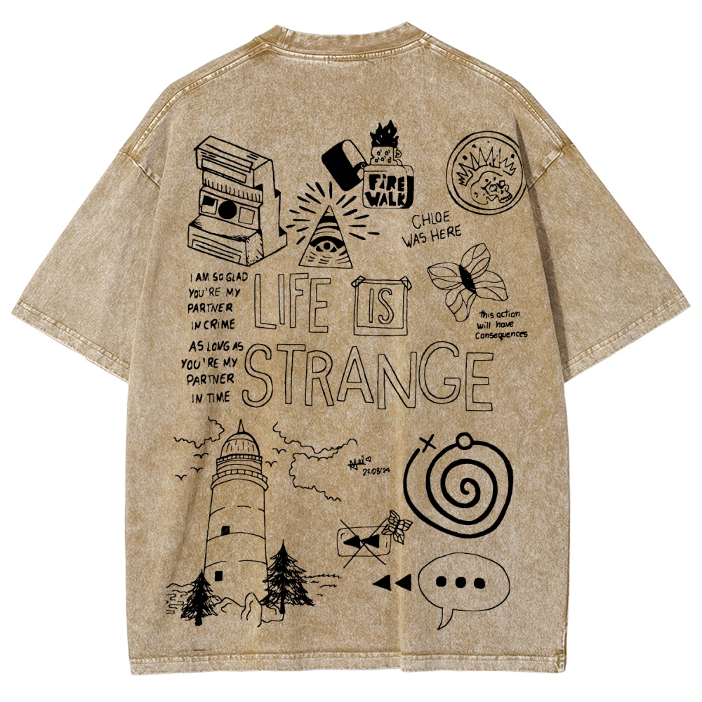 Unisex Fit Washed T-Shirt 2601008795