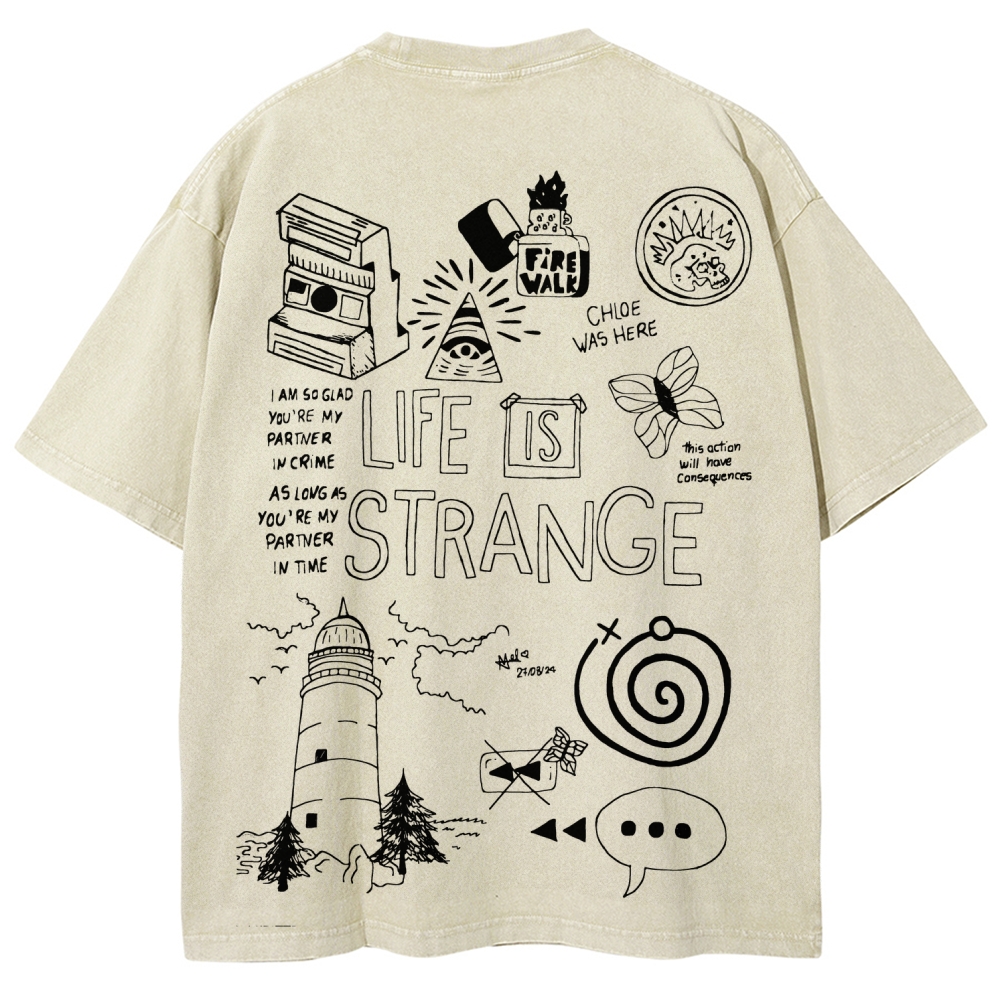 Unisex Fit Washed T-Shirt 2601008795