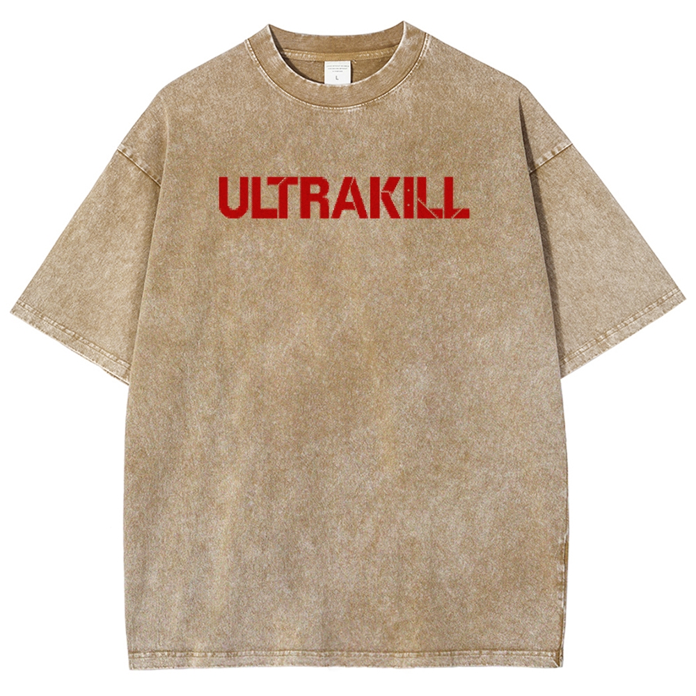 Ultrakill Unisex Fit Washed T-Shirt 2601009464