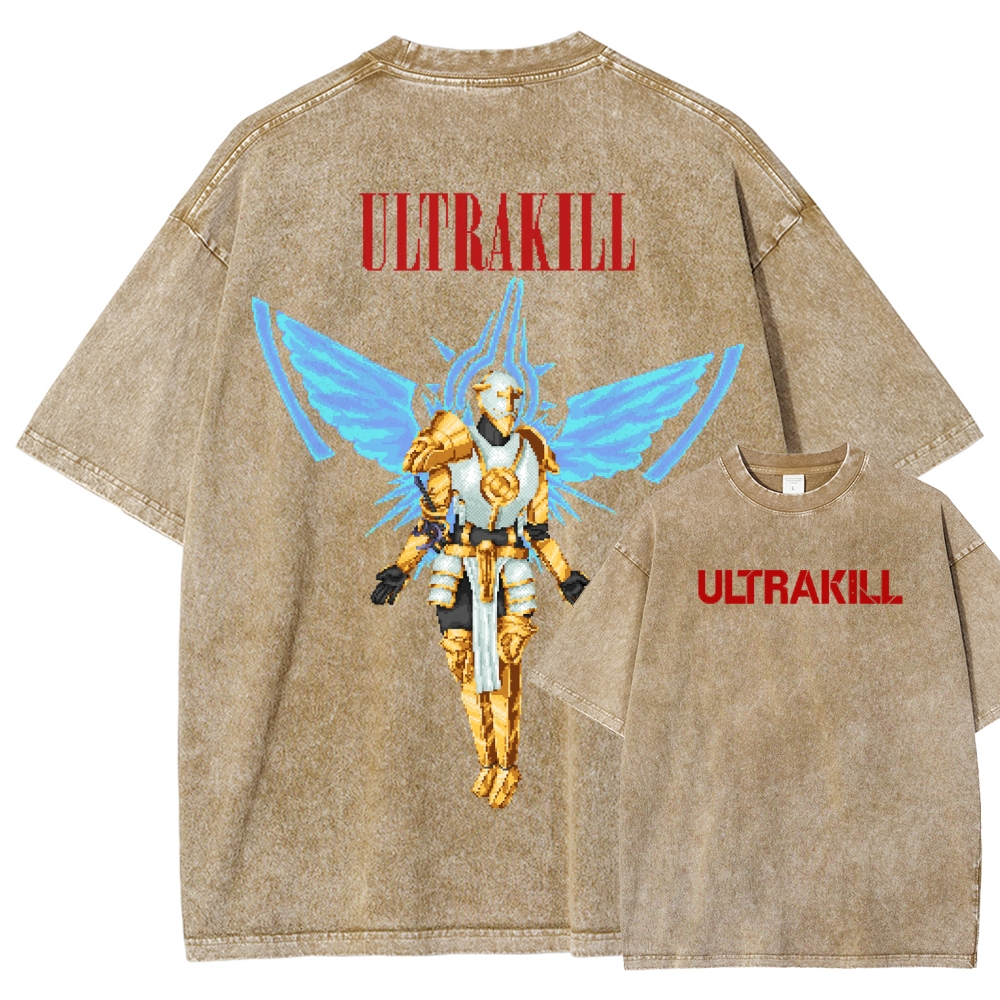 Ultrakill Unisex Fit Washed T-Shirt 2601009464