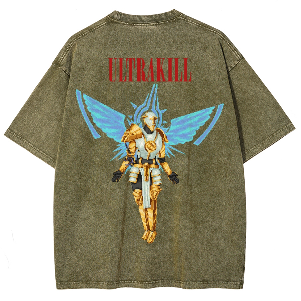 Ultrakill Unisex Fit Washed T-Shirt 2601009464