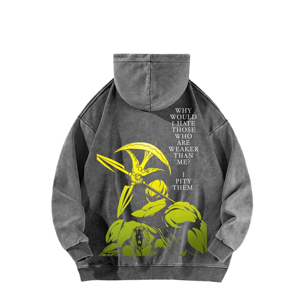 Unisex Washed Hoodie 2601009587