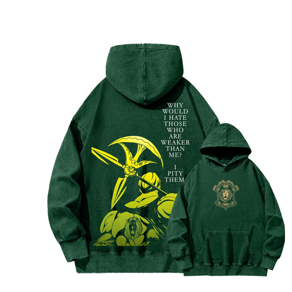 Unisex Washed Hoodie 2601009587