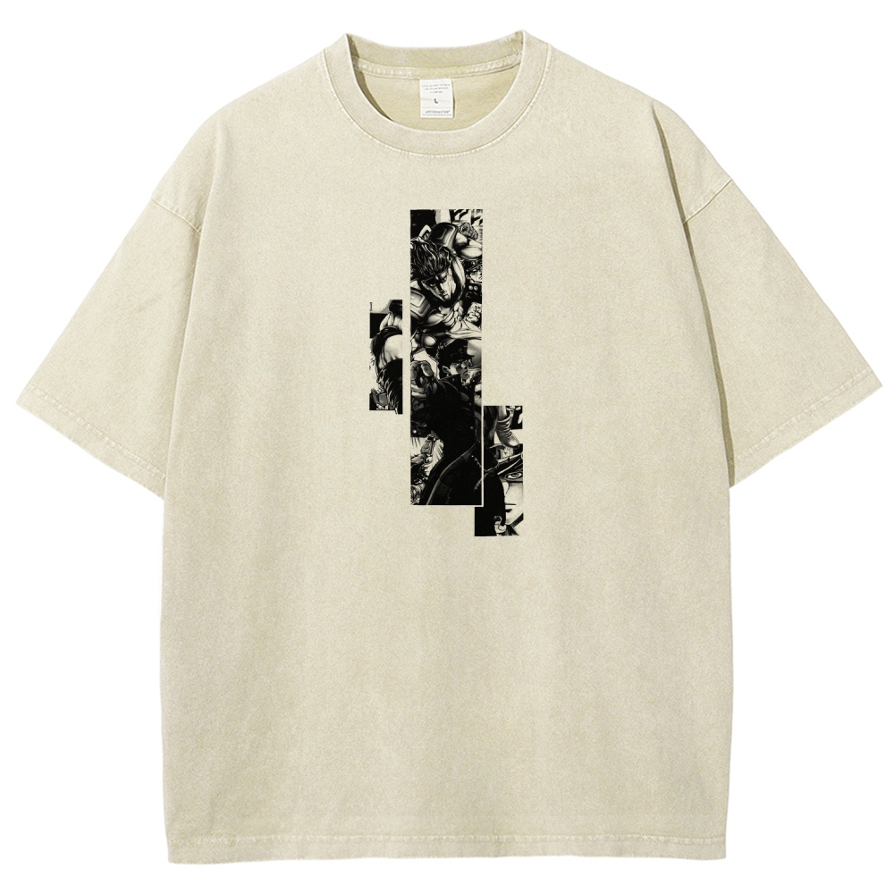 JoJo’s Bizarre Adventure Unisex Fit Washed T-Shirt 2601009847